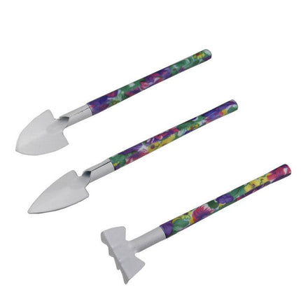 NNEDSZ YL/L10 Green 10-Piece Floral Gardening Tool Set with Carrying Case - Durable and Stylish-1
