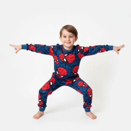 Spider Boys Cotton Pyjama Set-1