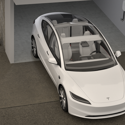 Pro EV Charger with PoweSmart, Black, 48A Hardwire, NACS