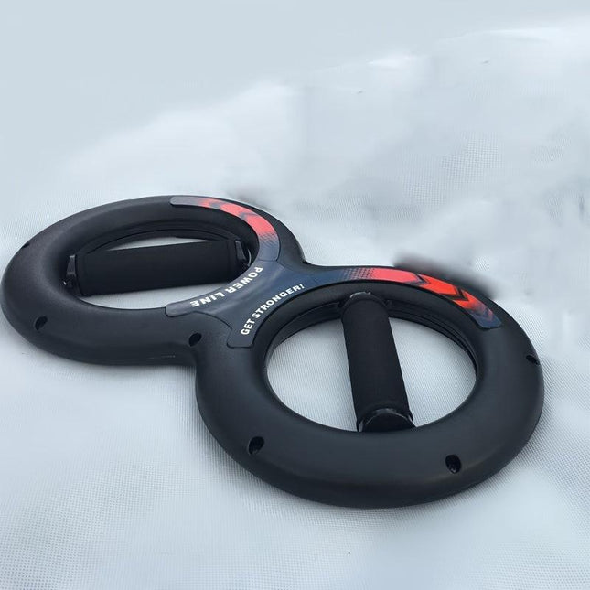 NNETM 1pc 8-Shaped Arm Strength Trainer - Ultimate Wrist & Forearm Builder(Black)-1