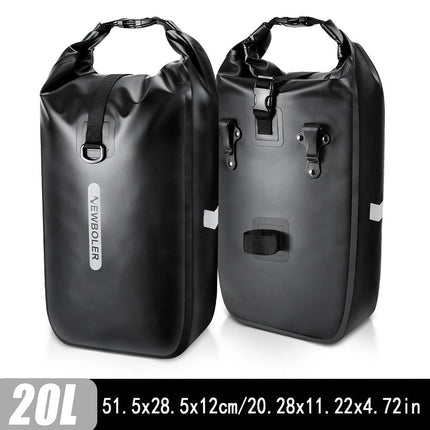 NNETM Bike Rear Rack Saddle Bags (2pcs)-2