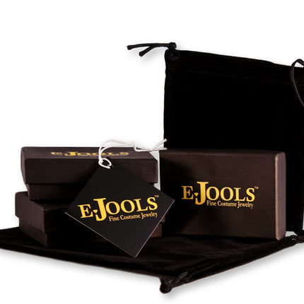 #16921 - Framed Octagon Drop Earrings