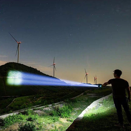 250000cd 1000m XHP90.2 most powerful led flashlight usb Zoom Tactical torch