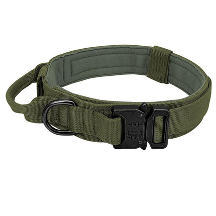 Nylon Tactical Dog Harness, Collar & Leash