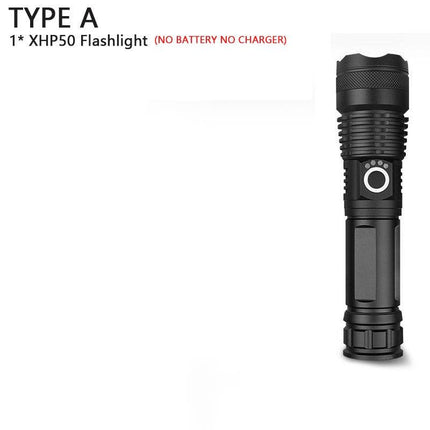 250000cd 1000m XHP90.2 most powerful led flashlight usb Zoom Tactical torch