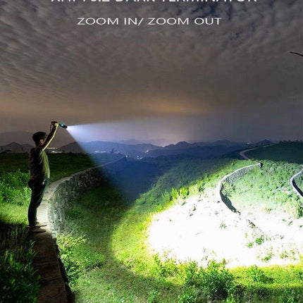 250000cd 1000m XHP90.2 most powerful led flashlight usb Zoom Tactical torch