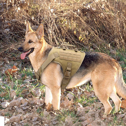 Nylon Tactical Dog Harness, Collar & Leash