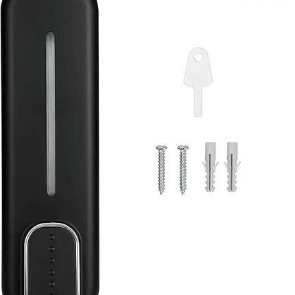 350 ml Wall Mounted Black manual Soap Dispenser
