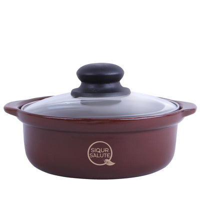 Pot saucepan in Zisha purple clay 16 or 28 cm