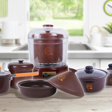 Pot saucepan in Zisha purple clay 16 or 28 cm