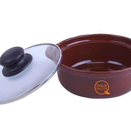 Pot saucepan in Zisha purple clay 16 or 28 cm