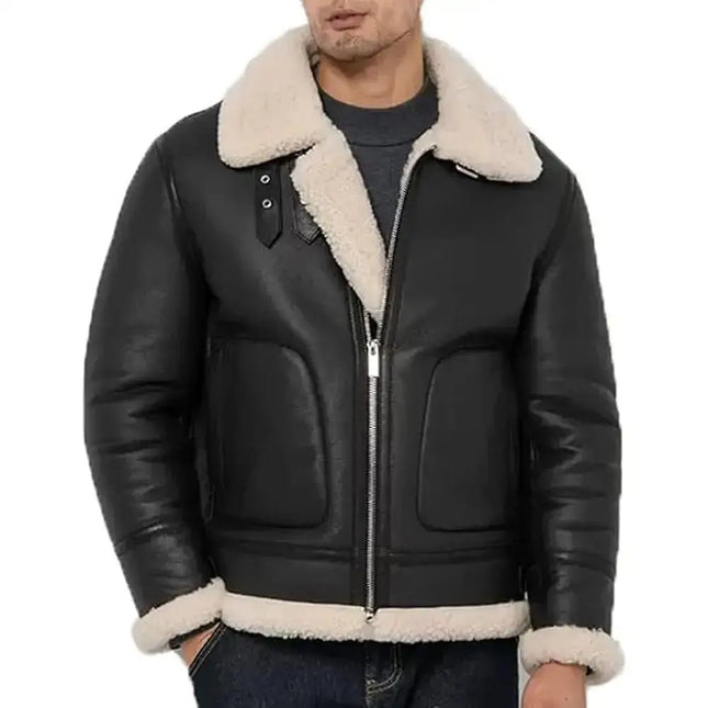 Men’s Shearling Aviator Jacket