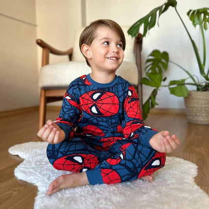 Spider Boys Cotton Pyjama Set-2