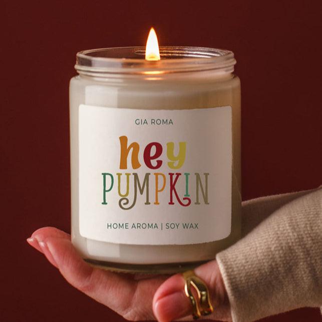 Baked Pumpkin Candle